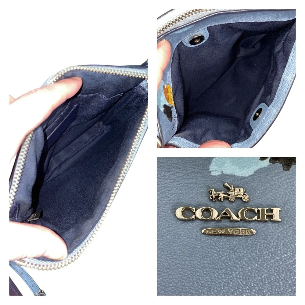 Coach GUC Cornflower Field Flora Floral Print Crossbody Bag - Picture 8 of 17